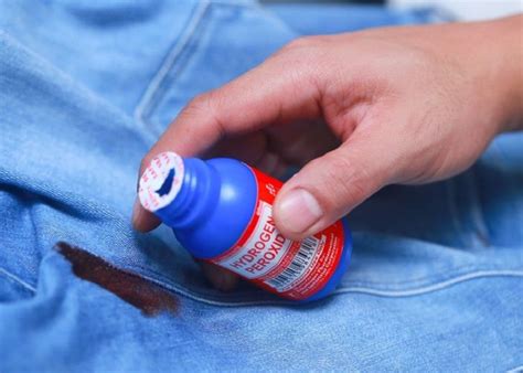 how to remove blood stains from denim jeans